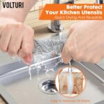 VOLTURI Non Scratch Wire Dish Cloth (Pack of 10), Steel Scrubber for Utensils Cleaning, Multipurpose Wet and Dry Cleaning, Stainless-Steel Dish Wash Scrubber for Washing Dishes, Sinks, Counters - Image 4