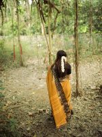 Jaanvi fashion Women's Cotton Silk Saree With Zari Work & Unstitched Blouse Piece - Image 4