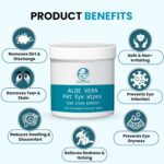 Foodie Puppies Anti-Bacterial Pet Eye Wipes 150 Pieces for Dogs, Cats and Other Small Animals | Daily Care Eye Wipes Suitable for Cleaning Tears Stains, Eye Debris, Wax, Odor, Dirt - Image 7