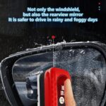 Maxismart LOOOOTNEST Automotive Oil Film Cleaning Brush, Glass Cleaning Board, Car Glass Oil Film Removal Cleaner, Powerful Windshield Cleaner & Remover, Enhance Visual Effect of Windshield - Image 3