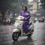Goodluck Women’s Waterproof Skirt Suit Raincoat Set with Hood | Heavy Duty Rain Protection | Lightweight Windproof | Waterproof Nylon | Outdoor Rainwear for Travel Hiking Cycling - Image 6