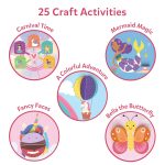 Skillmatics Paper Scissor Skills Activity Book - Snip Snip 25 Fun Cutting & Creative Activities for Preschoolers 2 Child-Safe Scissors Fine Motor Skills Craft Kit Gifts 3 to 7 Yrs Multicolour | 25 Cutting & Creative Activities for Preschoolers, 2 Child–Safe Scissors, Felt Craft Kit, Screen-Free Fun, Gift for Ages 3–7 - Image 6