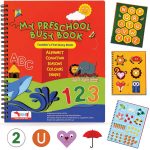CocoMoco Kids Montessori Busy Book & Busy Binder for Toddlers - Quiet Book for Kids, Learning Toys for 2-5 Year Olds, Preschool Learning Activity Book, Birthday Return Gift for Kids (Single Pack)