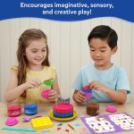 Skillmatics Sandeezy Pretend Play – Desserts, Mess-Free Sand Set | Sensory Toy with Moulds, Tools & Toppings for Kids, Non-Toxic, Indoor Activity, Screen-Free Gift for Ages 3, 4, 5, 6, 7 - Image 6