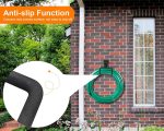 NYALA 1 Pcs Heavy Duty Black Garden Hose Hangers – Outdoor Water Hose Storage Holder & Wall Mount Hose Reel Stand (Rust-Resistant, Easy Install) - Image 7