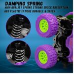 GRAPHENE 4WD Friction Powered Monster Truck Toy Push & Go Off-Road Car for Kids Amazing 360° Stunts All-Terrain Grip Vibrant Colors for Boys Girls Birthday Christmas Fun Play - Image 5