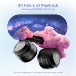 boAt Nirvana Eutopia Bluetooth Headphones with Head Tracking Function, Spatial Audio,20 HRS Playtime, ENx™ Tech, ASAP™ Charge, Hearables App(Android & iOS Compatible)(Primia Black) - Image 5