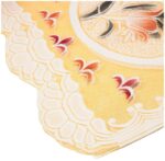 Kuber Industries Cotton 5 Seater Sofa Cover|Premium Cotton Fabric & Side Flower Design|Cutting Edge Round Shape, 10 Piece (Cream) - Image 4