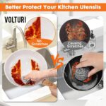 VOLTURI Non Scratch Wire Dish Cloth (Pack of 10), Steel Scrubber for Utensils Cleaning, Multipurpose Wet and Dry Cleaning, Stainless-Steel Dish Wash Scrubber for Washing Dishes, Sinks, Counters - Image 3