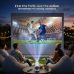 Lifelong Electronics Lightbeam Smart LED Projector | Android 14, 1080P & 4K Ultra HD Support, 4000 Lumens | All OTT Apps (Netflix, Prime, Jio etc.) | Auto Keystone, WiFi/BT, HDMI, Cast, 150” Screen - Image 2