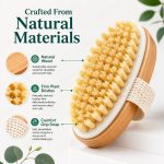 Episkey Dry Skin Body Brush Improves Skin's Health and Beauty With Natural Bristle | Remove Dead Skin and Toxins, Cellulite Treatment, Exfoliates, Stimulates Blood Circulation (WOODN_BATH) - Image 3