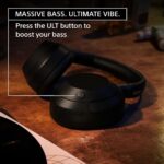 Sony ULT Wear WH-ULT900N Noise Cancellation Wireless Bluetooth Over Ear Headphones with Massive Bass, Up to 50Hrs Battery-Black | Ult Button Bass Modes, Dual Noise Sensor Anc, 30h Anc-on, Bluetooth 5.2 with Ldac, Multipoint, Alexa Built-in - Image 3