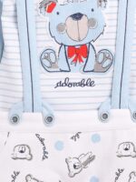 BABY GO Designer Half Sleeve Dungaree for Baby Boys - Image 5