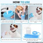 Foodie Puppies Foot Washing Cup, Pet Paw Cleaner Portable Dog Paw Washer with Soft Silicone Bristles for Quickly Cleaning Pets Muddy Feet - Color May Vary (Paw Cleaner - Large) - Image 5
