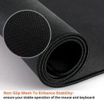 Large Extended XXL Gaming Mouse Pad with Non-Slip Rubber Base, Stitched Edge Mouse Mat for Laptop, Computer & Desk - 90 x 40 x 0.3 cm - Shortcut Keys Design - Image 5