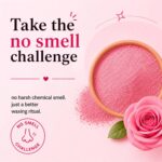4 in 1 Rose Body Wax Powder for Women Tan Removal Hair Removal Exfoliation Skin | Brightening Skin Full Body Polishing Painless Hair Removal No Strip No Heat Just Smooth Skin 80g (Body Wax Powder) - Image 4