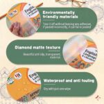 Force24 - Transparent Self-Adhesive Book Cover Film – 30 Sheets (10 Each of 3 Sizes) | Waterproof Sheets for Book Protection Office Use | Easy-to-Apply Book Binding Sheets (30) - Image 8