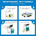 STEM 13-in-1 Solar Power Robots Creation Toy, Educational Experiment DIY Robotics Kit, Science Toy Solar Powered Building Robotic Set Age 8-12 for Boys Girls Kids Teens to Build - Image 5