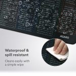 AGARO Keyboard Shortcut Deskmat, Extra Large Desk Mouse Pad with Windows & Office Shortcuts, Anti-Slip Rubber Base, Smooth Fabric Surface, Waterproof, Durable & Ideal for Office, Home & Students - Image 4