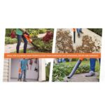 BLACK+DECKER GWC1820PCF-B1 18V Lithium-ion Cordless POWERCOMMAND™ Boost Leaf Blower, Runtime Upto 25 mins, Comes with with 1 Battery & 1 Charger, 209 km/h Blow Speed, Low Noise Design, Weight 1.7kg - Image 2