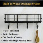 Self-Adhesive Wall Mounted Storage Rack | Detachable Shelf Organizer for Bathroom & Kitchen | Hardware, Toiletries & Accessories Holder | No-Drill Shelf (Pack of 1) - Image 2