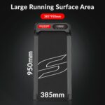 Sparnod STH-3004N 2 in 1 Walking Pad Treadmill for Home Use, 1–10 km/h, Foldable Rail, 7% Incline, LED Display, Shock Absorption, 90kg Capacity for Home & Office Use - Image 5