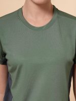 CHKOKKO Gym Tshirt for Women Workout Dry Fit t Shirt Sports Tshirt Lightweight Round Neck Breathable Half Sleeve Activewear Mesh Running Yoga Tops for Woman - Image 6