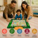 Lifelong Smart Learning Playchart Playmat for Kids 2+ Years, Quiz & Spelling Modes, English Hindi Picture Words, Music, Touch Activated Educational Mat, Alphabet Numbers Animals Birds - Image 3