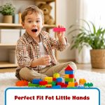 Webby ABS Building Blocks for Kids 250 Pieces Self Imagine Construction Set Toy STEM Learning Educational Birthday Gift for Boys Girls Age 6+ (Multicolor) - Image 5