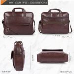 ADISA Laptop Messenger Office Bag Briefcase for Work for Men (LB6052) - Image 2