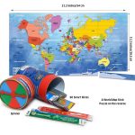 Chalk & Chuckles Smart Sticks Countries of the World, Trivia & Geography Card Game for Kids Ages 7-12, Learning & Educational Toy with Map Puzzle, Gifts for Boys & Girls, 8, 9, 10, 11, Travel Game - Image 5