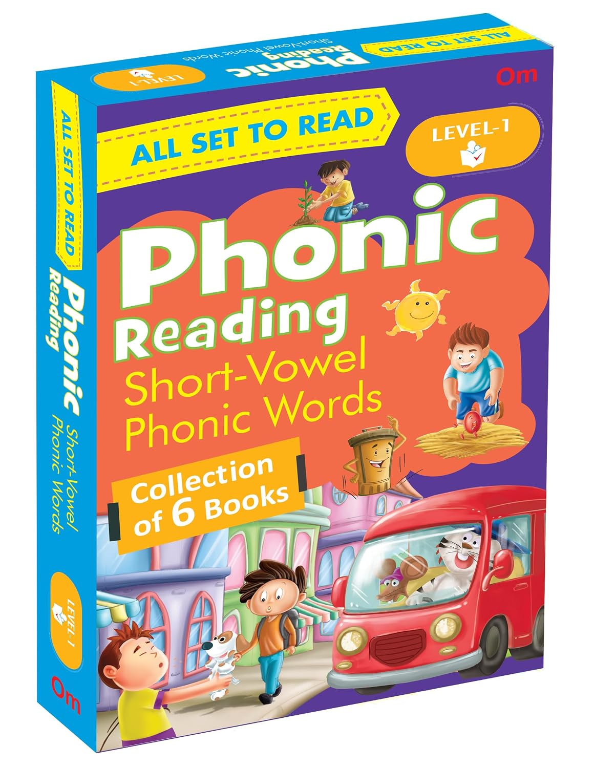 81duI4jdbBL._SL1500_.jpg All Set to Read: A Phonic Reader – Children's Book on Reading | My First Phonic Reader | Vocabulary and Phonics | Learn to Read with Phonics | Reading Skill | Easy Phonics Interesting Stories | Best Book Phonics for Kids & Preschoolers - Image 1
