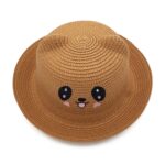 VRITRAZ Baby Boy's and Girl's Kids Children Cute Printed Cartoon Gift Summer Fancy Dress Straw Fasion Hat Cap 3… - Image 2