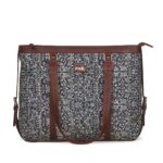 ZOUK Office Bag | Stylish Bags for Office Use | Laptop Bag 15.6 inch | Stylish Tote for Office Use | Purse for Women | Vegan Leather Handbag | Daily & Travel Use |