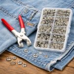 Snap Button Fastener Kit with Plier Tool, 100 Sets Metal Snap Buttons Stainless Steel Press Stud Kit for Clothing, Leather, DIY Craft, Repair with Storage Box(Silver) - Image 7