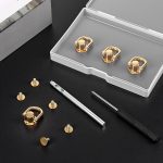 6 PCS D Rings for Bags, Bag Hooks for Handbags, Four U-Shaped Metal Clasps with Two Installation Tools, Durable Bag Hardware Accessories for Purse Strap Replacement and Repair - Image 7