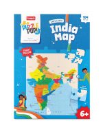 Play & Learn Funskool India Map, Jigsaw Puzzle Game for Kids, 104 Pieces, Educational, Learning & Development, Fun Activity Toy for Childrens, Gift Set for Kid, Age 6+ Years - Image 2