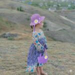 BabyMoon Set of 2 | Baby Girls Summer Sunflower Straw Kids Sun Hat with Sling Purse Handbag | Beach Hat | 2-6 Years - Image 6