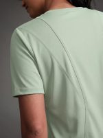 Celary Woman's Activewear Gym T-Shirt|Korean Gym Workout T-Shirt|Lightweight Breathable Workout Gym Top|Breathable Round Neck T Shirts for Training, Running, Gym, Yoga, Badminton, Pickleball - Image 3