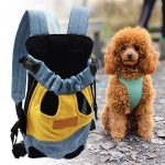 VELURA Pet Cat Carrier Backpack Chest Bag with Shoulder Strap Adjustable for Hiking S Yellow Blue|1 Pet Carrier Backpack| Carriers & Totes| Carriers & Totes| Dog Supplies |Pet Supplies - Image 5