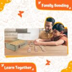 Skillofun Hindi Varnamala Wooden Board Game | Hindi Alphabet Puzzle for Kids with Swar Vyanjan Matra | Montessori Learning Toy for Language Development & Fine Motor Skills | Non-Toxic | 5+ Years - Image 3