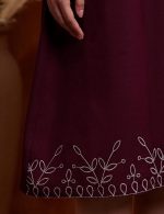 Amazon Brand - Myx Women's Cotton Embroidered Shirt Dress | Below The Knee (Available in Plus Sizes) - Image 5