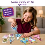 Skillmatics Shake-its – Unicorns & Princesses, Glitter Craft Kit for Kids | DIY Arts & Crafts with Keychains, Mess-Free Activity, Travel Toy, Birthday Gift for Girls & Boys Ages 4, 5, 6, 7, 8, 9 - Image 6