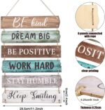 Wall Decor for Living Room - Wall Hangings for Home Decoration - Wall Decoration Items for Living Room - Wall Art - Bedroom Wall Decor - Rigid Eco-Friendly Recycled Board - 6 pcs, Retro - Image 3