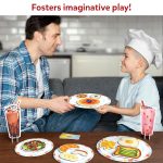 Skillmatics Pretend Play Playset - Restaurant Playset, 30+ Magnetic Food Items for Child's Play, Restaurant Toys, Back-to-School Kitchen Accessories, Gifts for Kids & Toddlers, Ages 3, 4, 5, 6, 7, 8 | Food Items for Child's Play, Kids Restaurant Toys, Back-to-School Kitchen Accessories, Gifts for Toddlers & Preschoolers - Image 5