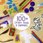 Imagimake 5-in-1 Awesome Craft Kit | Art & Craft Kit for Kids Age 5+ | 5 craft techniques—stamp art, jelly stickers, quilling, 3D paper & model making; 15+ projects, 100+ supplies - Image 3