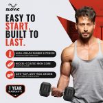 Slovic Dumbbell Set 15 KG (7.5 KG x 2) | Hexa Dumbbells Set for Home Workout | 15 KG Dumbbells Pair for Exercise | Gym Equipment for Home Workout | Anti Skid Rubber Dumbbells - Image 2