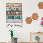 Wall Decor for Living Room - Wall Hangings for Home Decoration - Wall Decoration Items for Living Room - Wall Art - Bedroom Wall Decor - Rigid Eco-Friendly Recycled Board - 6 pcs, Retro - Image 6