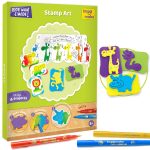 Imagimake 5-in-1 Awesome Craft Kit | Art & Craft Kit for Kids Age 5+ | 5 craft techniques—stamp art, jelly stickers, quilling, 3D paper & model making; 15+ projects, 100+ supplies - Image 7