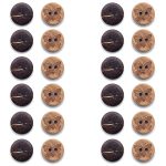 Coconut Shell Buttons 2 Hole Sewing Buttons for Fashion/Replacement/Decorative/Costume's/Jackets/Kurtis and Also Used DIY Art and Craft item (718-Coconut Shell butterfly 24pcs) - Image 4